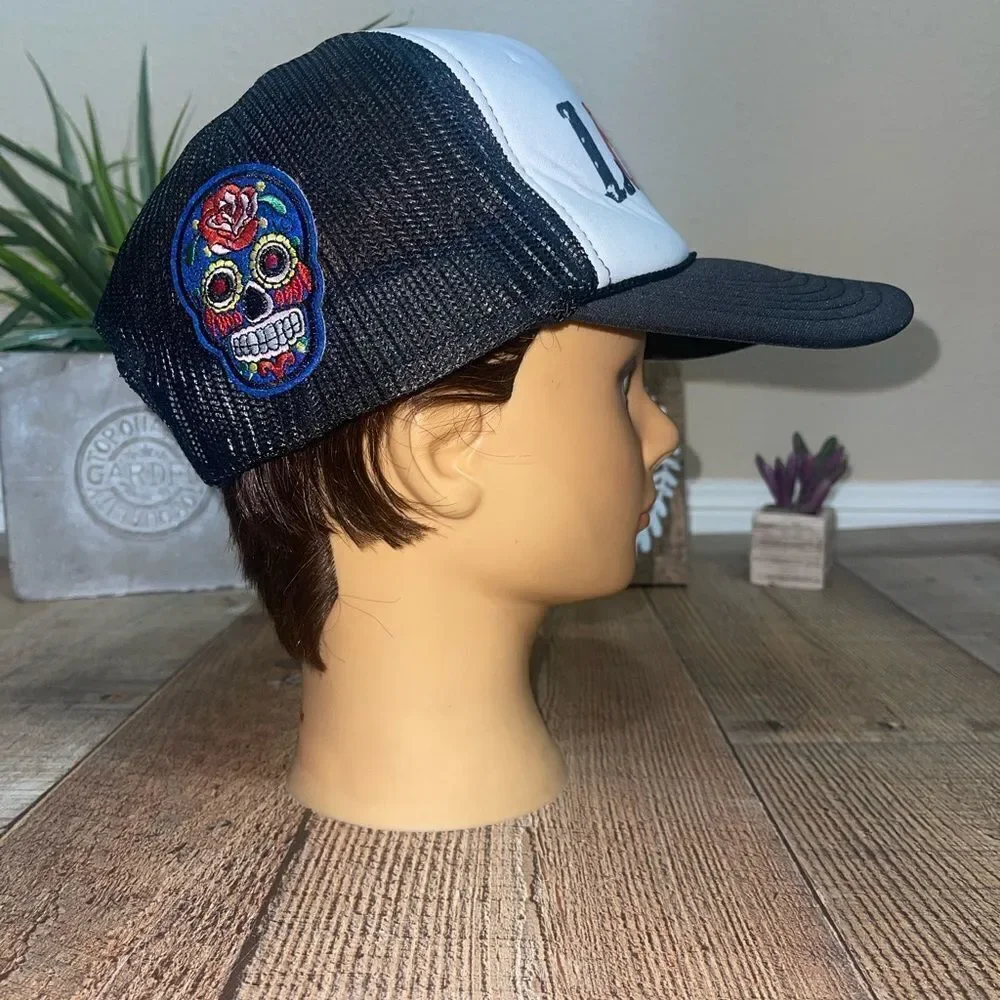 💜 Loner trucker hat snapback with patches
